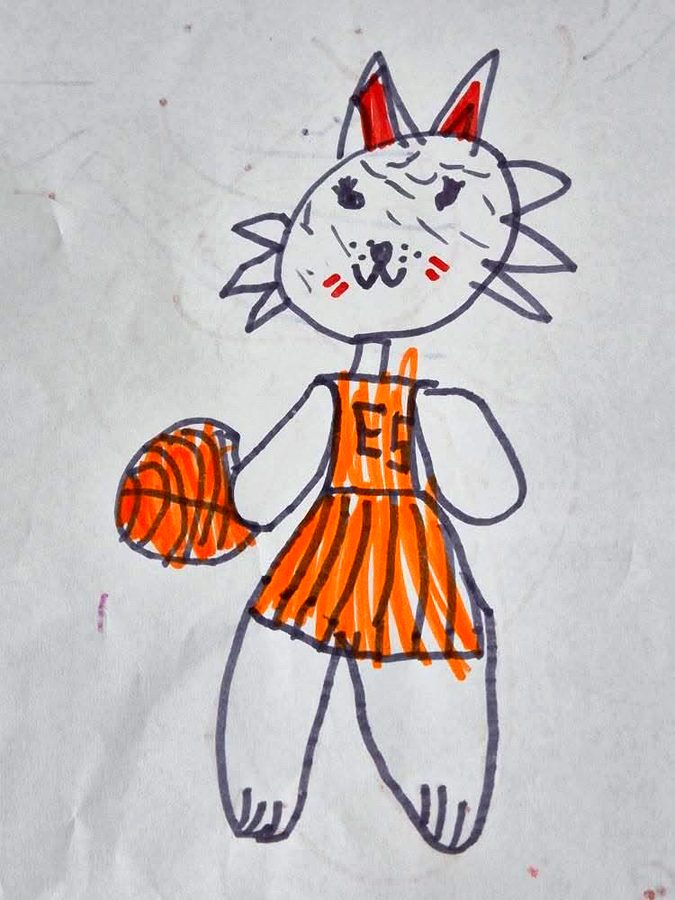 Pisica baschetbalistă 🏀