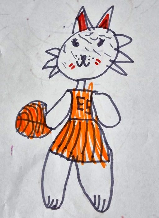 Pisica baschetbalistă 🏀